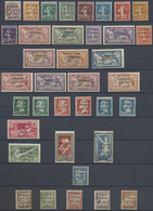 **/* Libanon: 1924-1945: Mint Collection Of Almost All Stamps Issued, Without The Major Rarities, But In - Libano