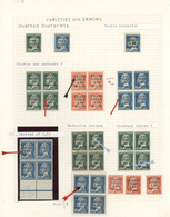 */** Libanon: 1924, "GRAND LIBAN" Overprints On Pasteur, Specialised Mint Collection Of 58 Stamps Incl. U - Liban