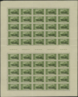 ** Libanon: 1927, "Republique Libanaise" Overprints, 0.50pi. Yellow-green With Inverted Overprint, (fol - Lebanon
