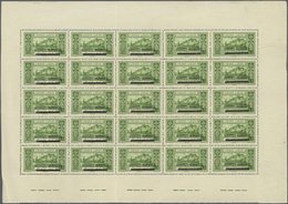 ** Libanon: 1927, "Republique Libanaise" Overprints, 0.50pi. Yellow-green With Inverted Overprint, 74 S - Lebanon
