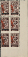 ** Libanon: 1927, "Republique Libanaise" Overprints, U/m Collection Of Blocks Of Four Resp. Airmails As - Liban