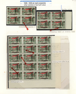 **/* Libanon: 1929/1930, Airmail Overprints, Specialised Collection Of 55 Stamps On Written Up Pages, Sho - Lebanon