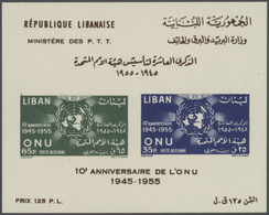 ** Libanon: 1940/1971 (ca.), Mint Collection In An Album With Main Value From 1955 And This Section App - Lebanon