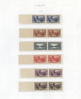 **/* Libanon: 1940/1962, VARIETIES And SPECIALITIES, Mint Collection On Album Pages, Comprising Imperfora - Lebanon