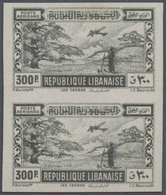 */**/(*) Libanon: 1943/1947, Mint Assortment Of 67 Imperforate Stamps, E.g. Maury PA82/87 Pairs (736,- €), PA - Lebanon