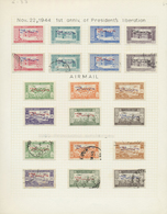 */O Libanon: 1944, President's Return Complete Set Mint And Used. Quite Rare Set! Maury 189/92, PA91/96 - Lebanon