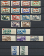 **/* Libanon: 1946/1960, Mint Collection Of 36 Imperforate Stamps: Michel Nos. 300/13, 377/81, 411/12, 57 - Lebanon