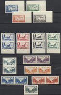 */** Libanon: 1946/1947, IMPERFS/VARIETIES, Specialised Assortment Of 45 Stamps, E.g. 1946 Arab Postal Co - Lebanon