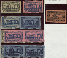 */**/O Libanon - Portomarken: 1924/1955, Mint And Used Assortment On Retail Cards, Mainly Complete Sets Inc - Libano