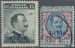 **/*/O Libyen: 1910-1977, Collection In Large Album Starting Italian Occupation Overprinted Issues Includin - Libyen