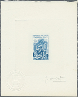 Madagaskar: 1963/1970 (approx). Collection Of 9 Different Epreuves D'artiste Signée Showing Various - Sonstige & Ohne Zuordnung