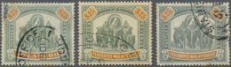 O Malaiischer Staatenbund: 1900/1934 'Elephants': Group Of 22 Dollar Values Used Fiscally, Including T - Federated Malay States