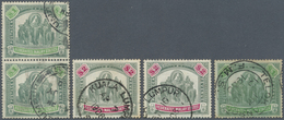 O Malaiischer Staatenbund: 1904-26 'Elephants': 23 Stamps Of $1 And $2 Used Postally, With 1904-22 $1( - Federated Malay States