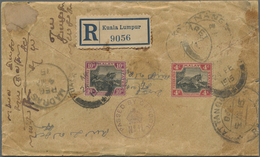 Br Malaiischer Staatenbund: 1915-1935 Fed. Malay States Registered Mail: Seven Registered Covers From K - Federated Malay States