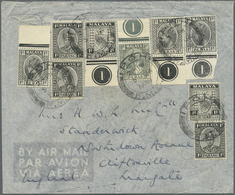 Br Malaiische Staaten: 1920's-50's: Collection Of 55 Covers And Picture Postcards From Straits Settleme - Federated Malay States