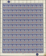 ** Malaiische Staaten - Britische Militärverwaltung: 1947 KGVI. 15c. Blue On Ordinary Paper With Overpr - Malaya (British Military Administration)