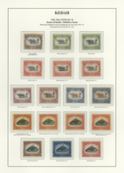 */**/O Malaiische Staaten - Kedah: 1912-1959 Specialized Collection Of Mint And Used Stamps, Blocks Of Four - Kedah