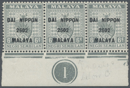 */**/O Malaiische Staaten - Negri Sembilan: Japanese Occupation, 1942, General Issues, Negri Sembilan Ovpt. - Negri Sembilan