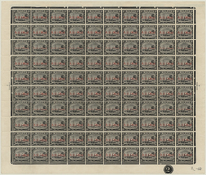 **/* Malaiische Staaten - Selangor: Japanese Occupation, 1942, Mint Full Sheets (8) Of Dainpponyubin Ovpt - Selangor