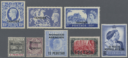 **/*/O Marokko: 1900/1985 (ca.), Accumulation Incl. Tanger, German, French And British Morroco In Box With - Maroc (1956-...)