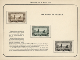 (*) Marokko: 1917/1923, Collection Of 16 Announcement/presentation Cards (sized 17:12,8 Cm), Bearing 52 - Maroc (1956-...)