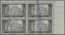 */**/(*) Marokko: 1917, 50c. And 1fr. "Porte Barb-el-Mansour", Specialised Assortment Of 22 Values (21 Of 50c - Maroc (1956-...)