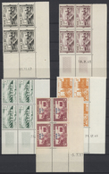 **/O Marokko: 1937/1953, Mainly U/m Collection Of 38 Coins Dates Incl. Airmails. - Maroc (1956-...)