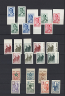 **/* Marokko: 1957/1980, Mint Collection Of Apprx. 190 IMPERFORATE Stamps Incl. Attractive Thematic Issue - Marocco (1956-...)