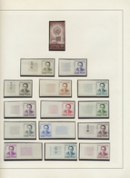 ** Marokko: 1962/1981, U/m Collection Of Apprx. 360 Different IMPERFORATE Stamps, Neatly Arranged On Al - Marocco (1956-...)