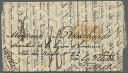 Br Mauritius: 1844/57 (ca.) A Scarce Correspondance With Ca. 32 Stampless Entire Letters From A Sender, - Mauritius (...-1967)