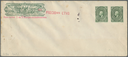 GA Mexiko - Ganzsachen: 1885-95 Ca.- WELLS FARGO Et Al.: Collection Of 55 Special Postal Stationery Env - Mexique