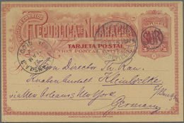GA Nicaragua - Ganzsachen: 1889/1899, Lot Of 15 Commercially Used Stationeries (nine Cards, Five Envelo - Nicaragua