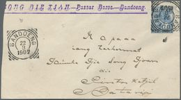 GA Niederländisch-Indien: 1898/1902 (ca.), Stationery Envelopes All Commercially Used (8, Inc. Two W. U - Niederländisch-Indien