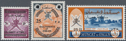 ** Oman: 1944-2007: Mint Collection With Almost All Stamps And Souvenir Sheets Issued Including The Key - Oman