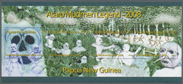 ** Papua Neuguinea: 2008. Lot With 500 Souvenir Sheets Each Containing A Complete Set ASARO MUDMEN LEGE - Papua New Guinea