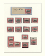 */O/**/Brfst Paraguay: 1908/1909, Revaluation Overprints, Specialised Collection Of 108 Stamps (incl. Units) Neat - Paraguay