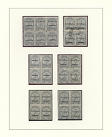 */O/** Paraguay: 1908/1909, Revaluation Overprints, Specialised Collection Of 93 Stamps (incl. Units) Neatl - Paraguay