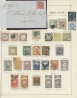 O/*/(*)/Br Peru: 1858/1890, Used And Mint Collection On Schaubek Pages, Comprising A Nice Range Of Classic And - Pérou