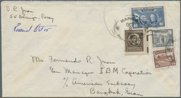 Br Philippinen: 1946-47 Nine Covers From The Philippines, Three From The U.S.A. And Two From Canada All - Filippine