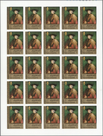 ** Ras Al Khaima: 1968/1972, Thematic Issues "PAINTINGS", U/m Assortment Of Complete Sheets With Comple - Ra's Al-Chaima