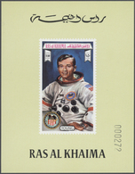 ** Ras Al Khaima: 1972, U/m Collection In A Thick Stockbook With Attractive Thematic Issues Like Space, - Ras Al-Khaimah
