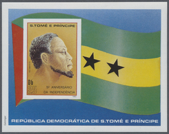 ** St. Thomas Und Prinzeninsel - Sao Thome E Principe: 1980, King Amador Miniature Sheet In An Investme - Sao Tome And Principe
