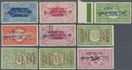 */O Saudi-Arabien - Hedschas: 1916-25, Hejaz Collection In Album Bearing Many Overprint Varieties, A Wid - Saudi-Arabien