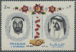 ** Schardscha / Sharjah: 1962/1972 (ca.), Accumulation In Large Box Loose Or With Some Issues Sorted In - Sharjah