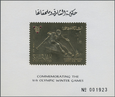 **/O Schardscha / Sharjah: 1964/1972, Comprehensive Accumulation In A Binder, Mainly U/m Material Incl. M - Schardscha