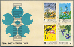 Singapur: 1970/1978 + 1990: Collection & Accumulation Of About 380 First Day Covers, With A Few From - Singapur (...-1959)