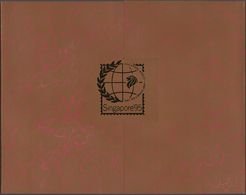 ** Singapur: 1991/1995, Stamp Exhibition SINGAPORE '95 ("Orchids"), Lot Of 88 Presentation Folders With - Singapur (...-1959)