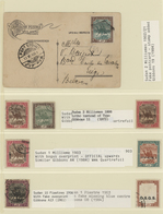 /**/*/O Sudan: 1897-1948, Collection In Lindner Album With Early Issues And Errors, Imperfs, Inverted Overpr - Sudan (1954-...)