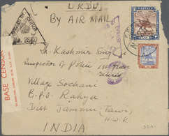 Br/ Sudan: 1940-65, 40 Covers / Cards Including Censor Mail With A Wide Range Of Censormarks, Many Air M - Soudan (1954-...)