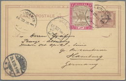 GA Sudan - Ganzsachen: 1897-1924: Collection Of 20 Postal Stationery Items, All Different And Used Post - Soudan (1954-...)